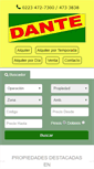 Mobile Screenshot of dantepropiedades.com